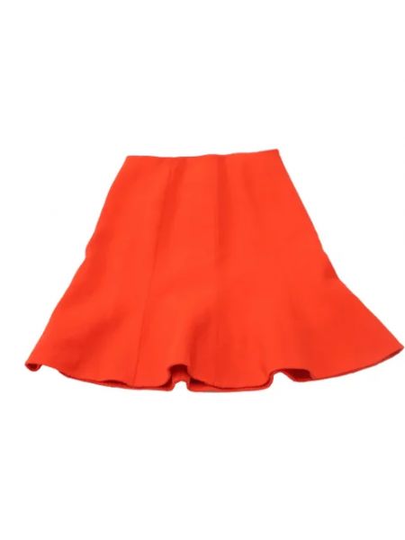 Czerwona spódnica wełniana Oscar De La Renta Pre-owned