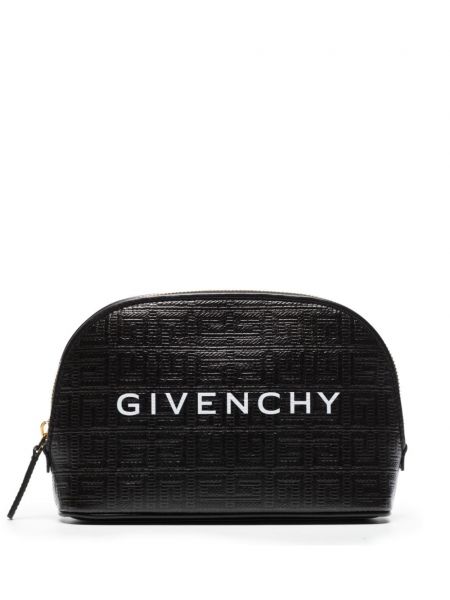 Clutch mit print Givenchy schwarz
