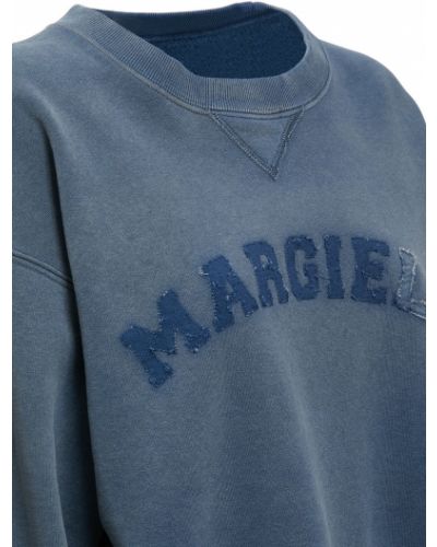 Pamut melegítő felső Maison Margiela kék