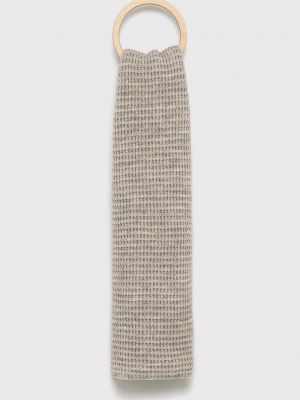 Вовняний шарф Sisley сірий