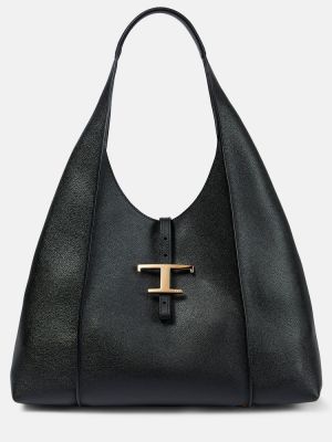 Kožená kabelka Tod's černá