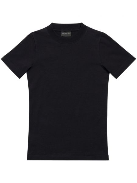 T-krekls Balenciaga melns
