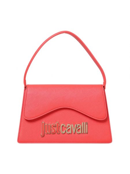 Torba na ramię Just Cavalli różowa