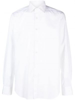 Chemise en coton avec manches longues Xacus blanc