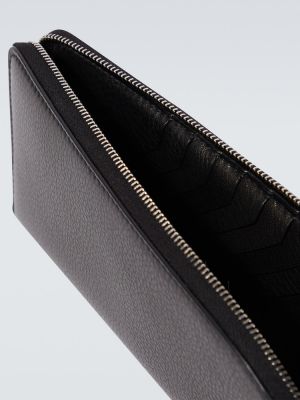 Usnjena denarnica Rick Owens črna