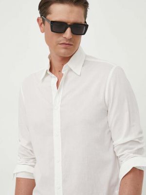 Koszula slim fit bawełniana United Colors Of Benetton biała