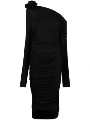 Asimetrična večerna obleka Magda Butrym črna