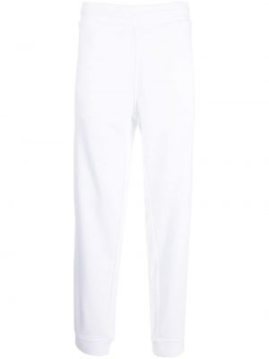 Pantalon de joggings taille haute Emporio Armani blanc