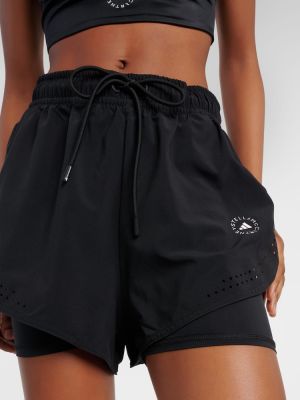 Pantalones cortos deportivos Adidas By Stella Mccartney negro