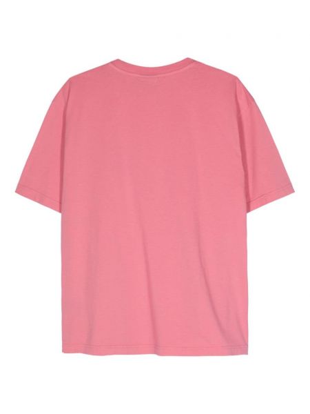 Raštuotas marškinėliai Bluemarble rožinė