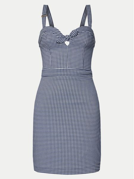 Mini robe slim à imprimé Guess bleu