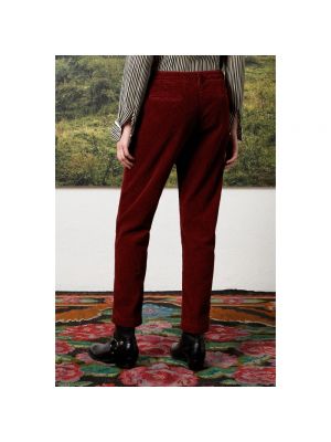 Pantalones chinos de pana Massimo Alba rojo