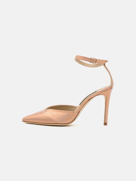 Туфли на каблуке на высоком каблуке из розового золота Chelsea Paris розовые