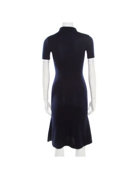 Sukienka z kaszmiru Ralph Lauren Pre-owned niebieska