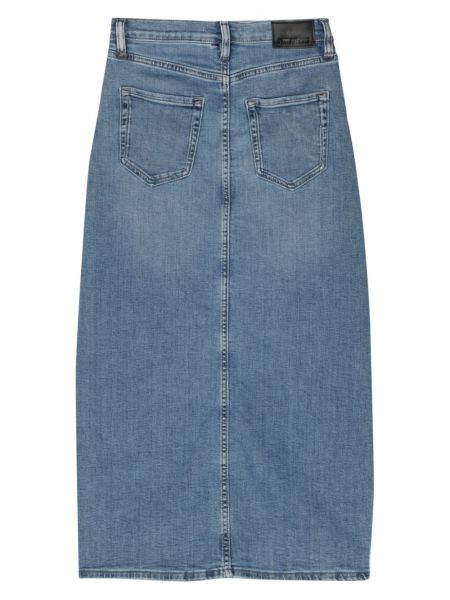 Spódnica jeansowa z wysoką talią Dkny