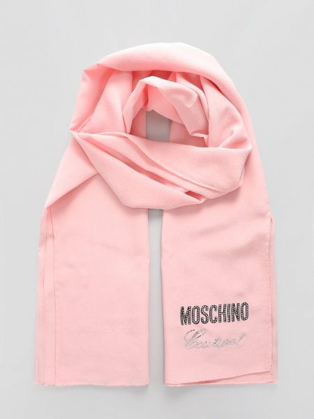 Szal Boutique Moschino różowa
