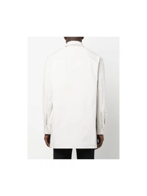 Camisa de algodón con bolsillos Jil Sander blanco