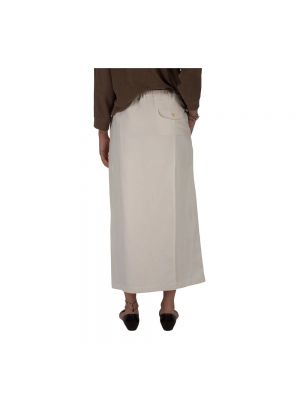 Falda larga de lino Aspesi blanco