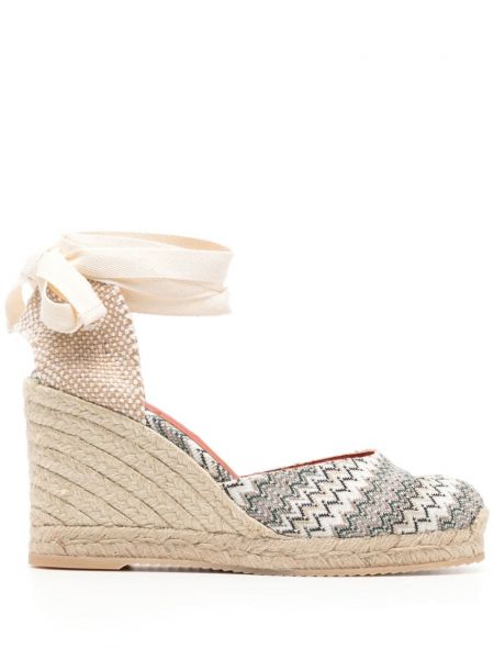 Espadrile cu imagine Missoni gri