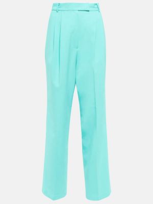 Pantalon taille haute The Frankie Shop bleu