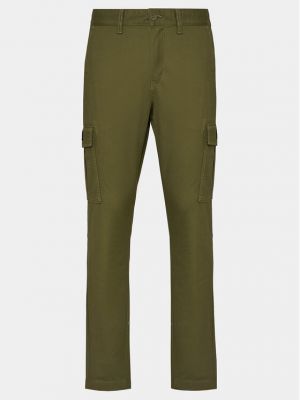 Kelnės slim fit Tommy Jeans žalia