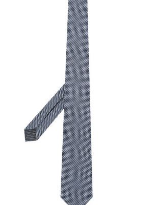 Шелковый галстук Brioni синий