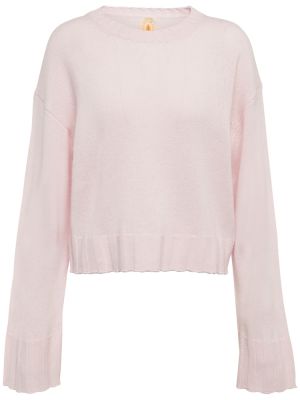 Pull en laine en cachemire Jardin Des Orangers rose