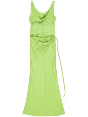 Прозрачна вечерна рокля Christopher Esber зелено