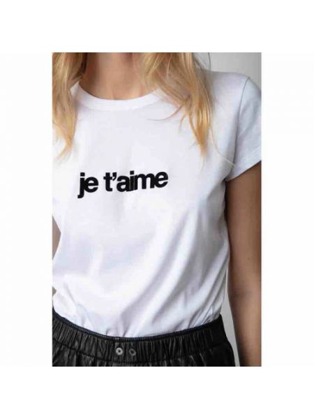 T-shirt mit print Zadig & Voltaire weiß