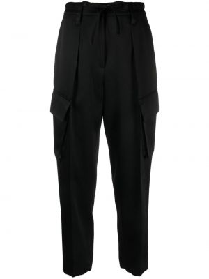 Pantalon cargo avec poches Brunello Cucinelli noir