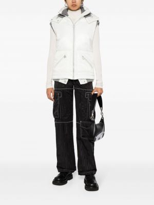 Péřová vesta Chanel Pre-owned bílá
