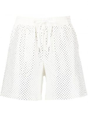 Shorts à imprimé P.a.r.o.s.h. blanc