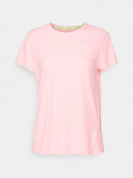 Koszulka z nadrukiem Puma różowa
