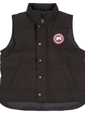 Ned vest for gutter Canada Goose Kids svart