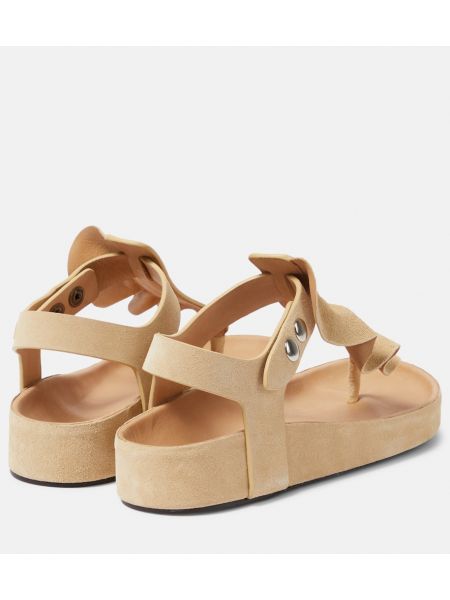 Semišové sandály Isabel Marant hnědé