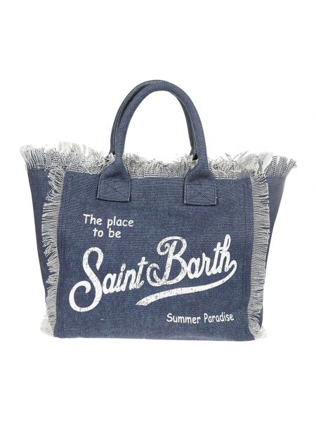 Bolso shopper con flecos de algodón Mc2 Saint Barth