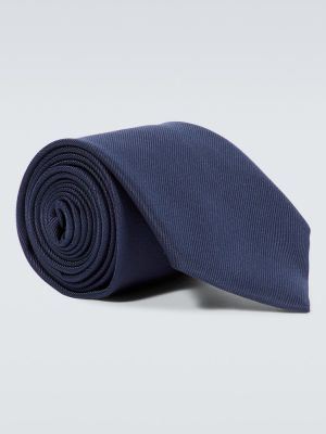 Cravatta di seta Giorgio Armani blu