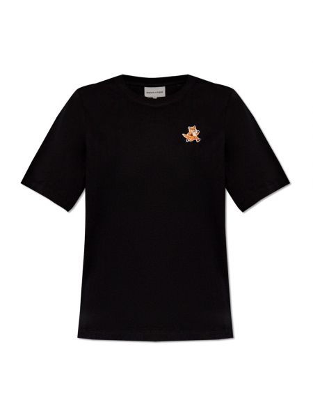 Koszulka bawełniana Maison Kitsune czarna