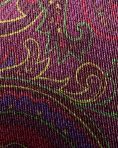 Corbata de cachemir con estampado de cachemira Etro violeta