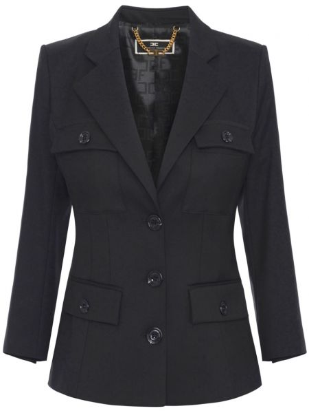 Crepe blazer Elisabetta Franchi sort