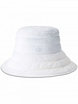 Водоустойчива шапка Maison Michel бяло