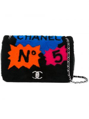 Sac matelassé Chanel Pre-owned noir