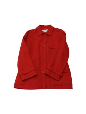 Chaqueta de lana Saint Laurent Vintage rojo