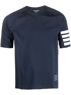 Svītrainas t-krekls Thom Browne zils