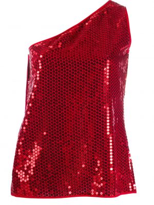 Blusa con lentejuelas Dolce & Gabbana Pre-owned rojo