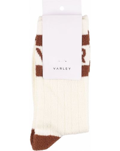 Чорапи Varley кафяво