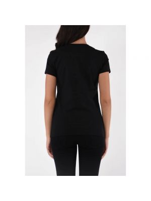 Camiseta de algodón de tela jersey Dondup negro