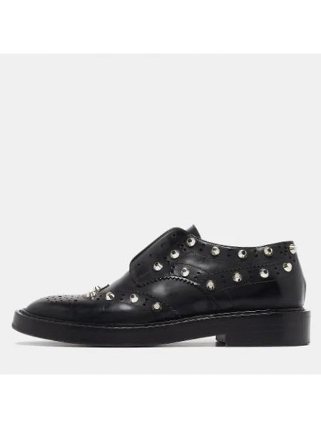 Zapatos oxford de cuero retro Balenciaga Vintage negro