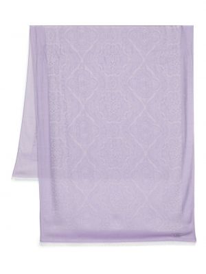Schal mit print Etro lila