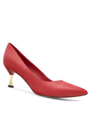 Nizki čevlji s peto z visoko peto Sergio Bardi rdeča